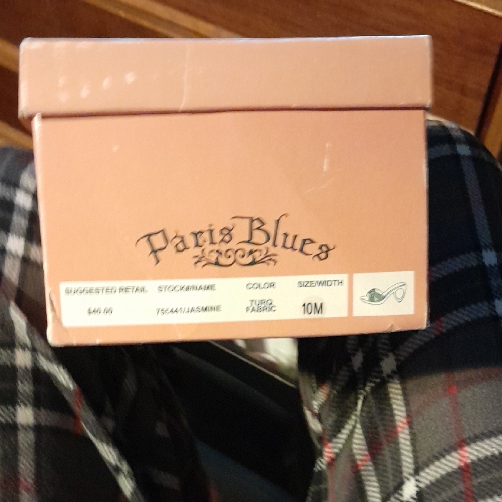 Paris Blues Shimmering Gold Heels Size 10 - Picture 12 of 14